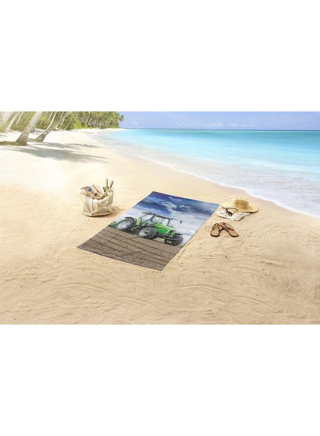 Good Morning Strandlaken Strong Groen - 75x150 - Velours