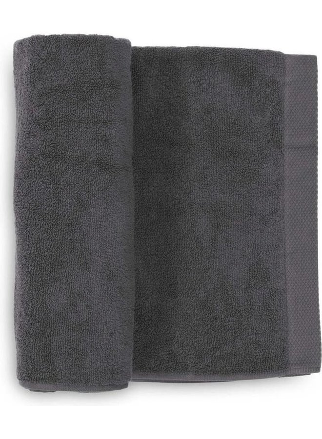 Strandlakens Premium (Set Van 2) Antraciet - 90x180 - Badstof Katoen