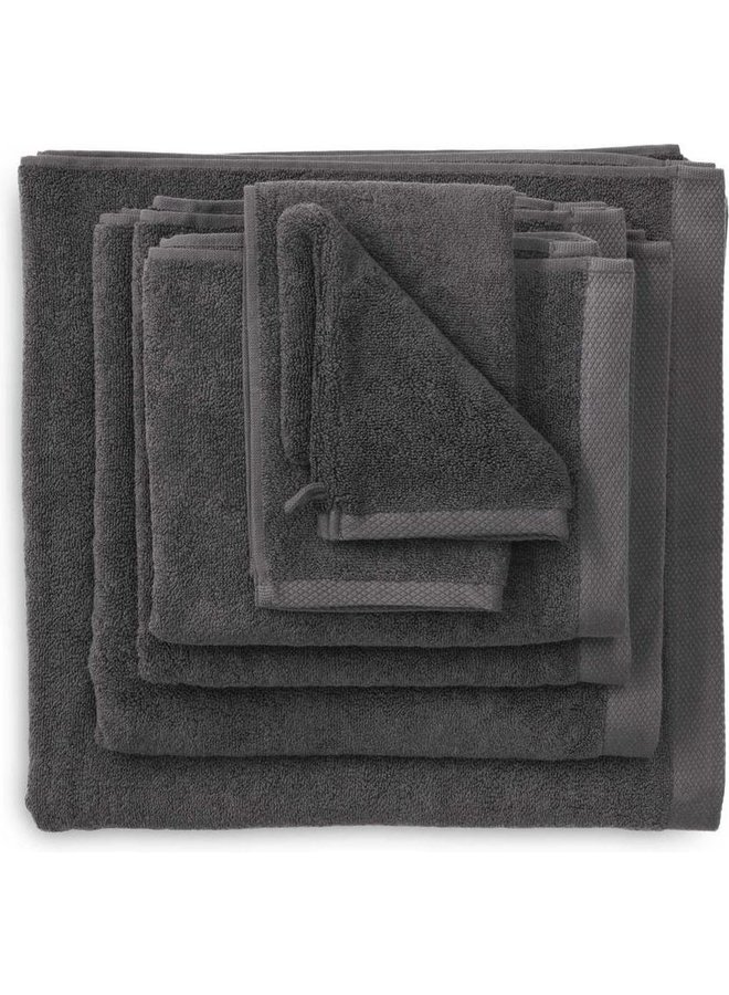 Heckett & Lane Strandlakens Premium (Set Van 2) Antraciet - 90x180 - Badstof Katoen