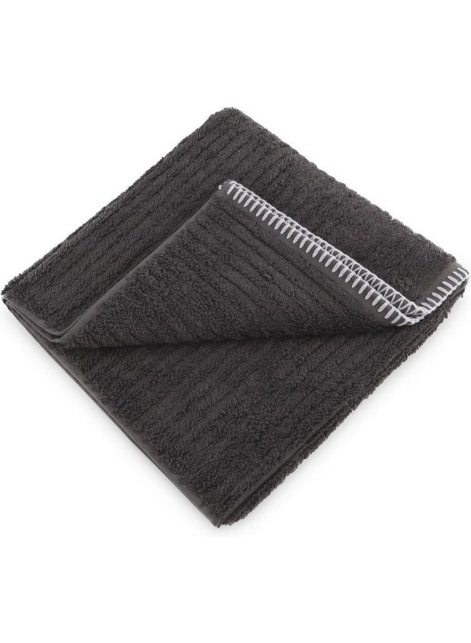 Heckett & Lane Strandlakens Premium Antraciet  - Set Van 2 - Bamboe/Katoen
