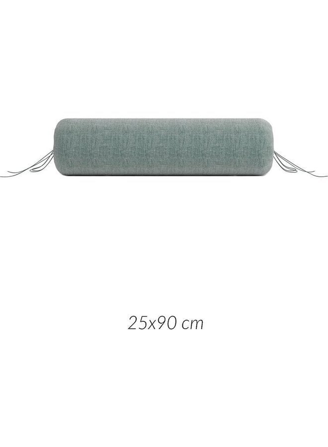 Sierkussenhoes Lino Emerald Groen - Set Van 2 - Katoen