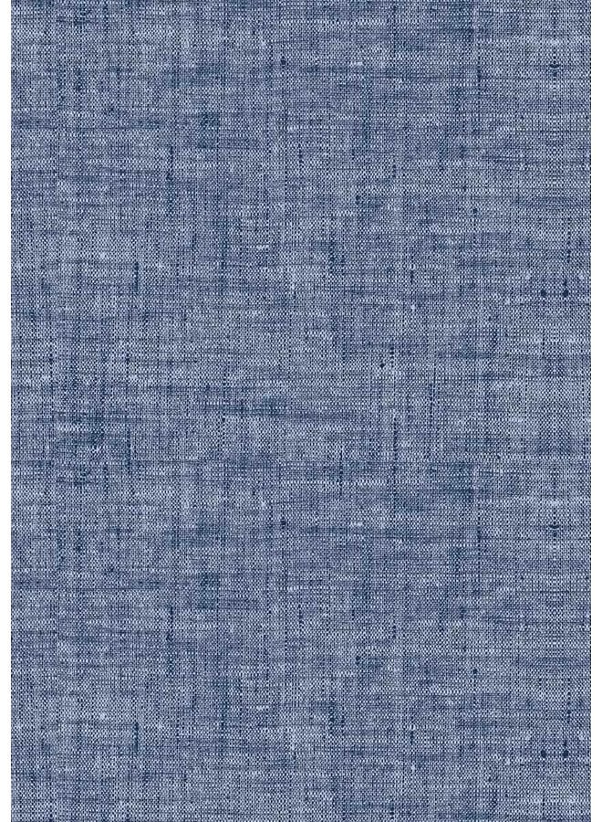 ZO! Home Sierkussenhoes Lino Urban Blauw - Set Van 2 - Katoen