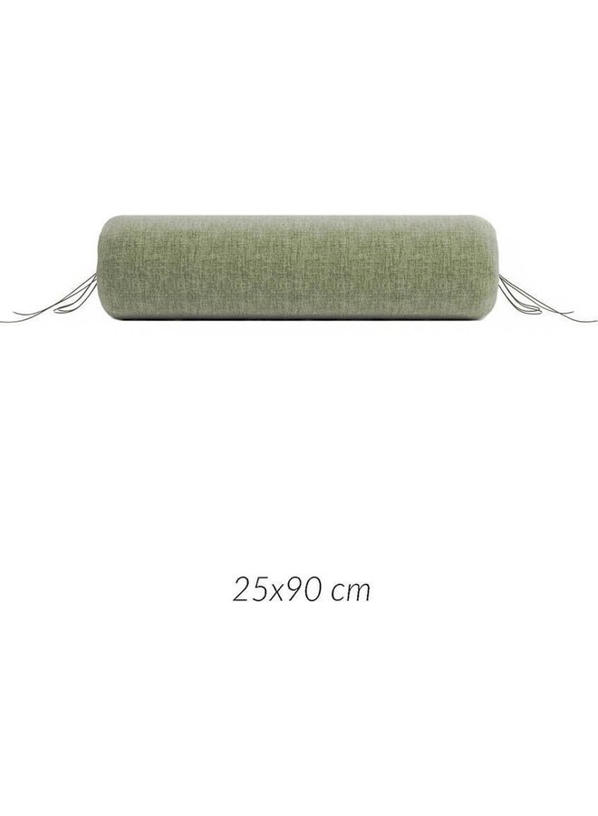 Sierkussenhoes Lino Groen - Set Van 2 - Katoen