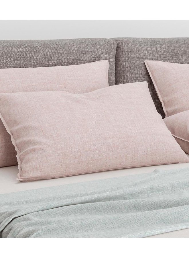 ZO! Home Sierkussenhoezen Lino (Set van 2) Shell Roze - 40x80 - Katoen