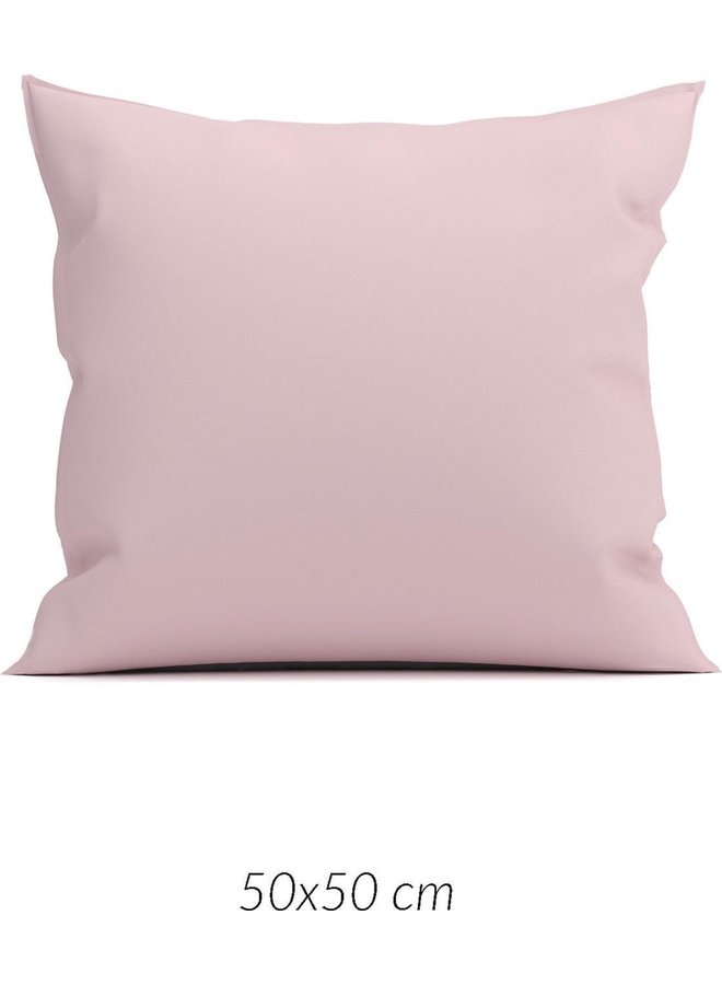 Sierkussenhoezen Satinado (Set Van 2) Shady Roze - 50x50 - Katoensatijn