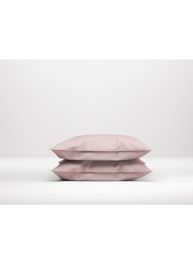 ZO! Home Sierkussenhoezen Satinado (Set Van 2) Shady Roze - 50x50 - Katoensatijn