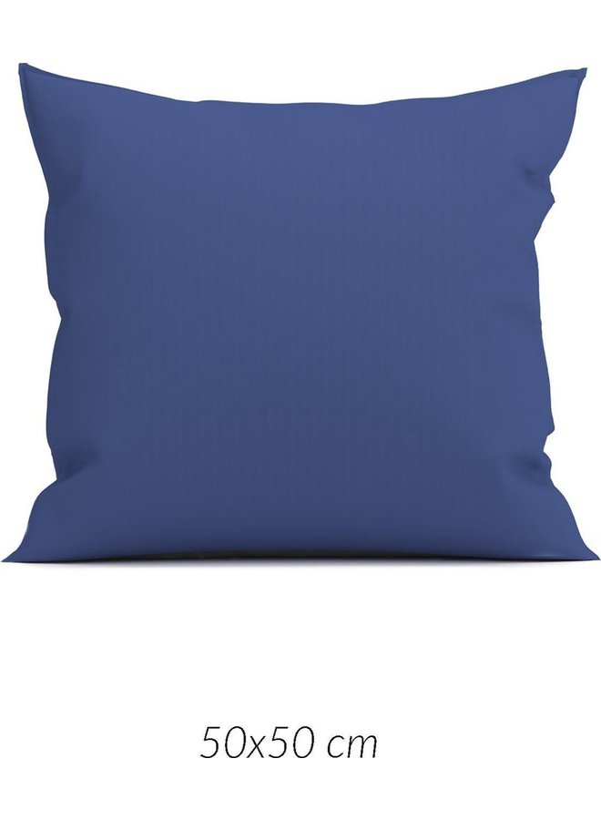 Sierkussenhoezen Satinado (Set Van 2) Evening Blauw - 50x50 - Katoensatijn