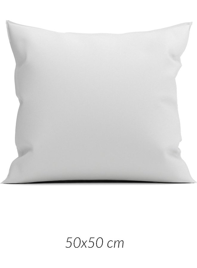 ZO! Home Sierkussenhoezen Satinado (Set Van 2) Ash Grijs - 50x50 - Katoensatijn