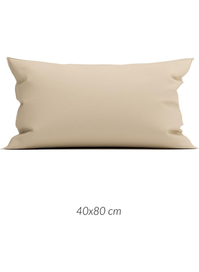 ZO! Home Sierkussenhoezen Satinado (Set Van 2) Forest Zand - 40x80 - Katoensatijn