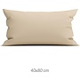 ZO! Home Sierkussenhoezen Satinado (Set Van 2) Forest Zand - 40x80 - Katoensatijn