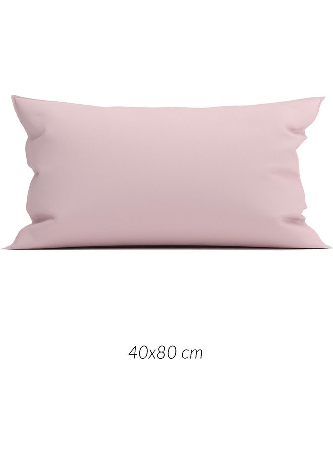 ZO! Home Sierkussenhoezen Satinado (Set Van 2) Shady Roze - 40x80 - Katoensatijn