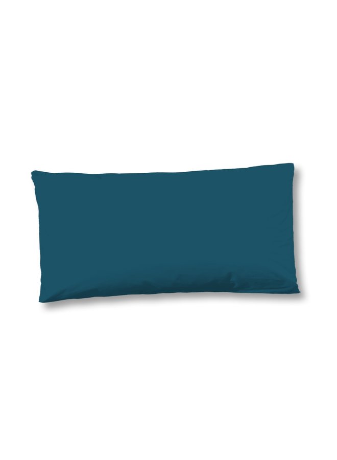 Sierkussenhoezen (Set Van 2) Petrol - 40x80 - Katoensatijn