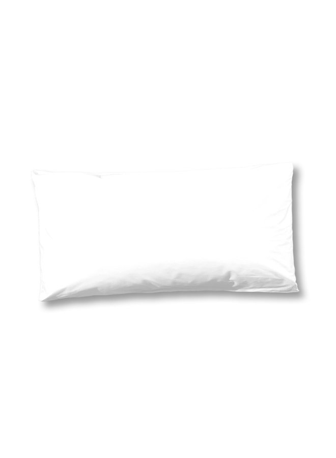 HIP Sierkussenhoezen (Set Van 2) Wit - 40x80 - Katoensatijn
