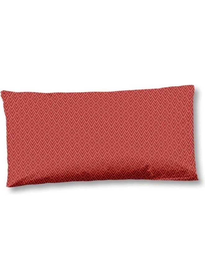 Sierkussenhoes Novali Rood - Set Van 2 - Katoensatijn