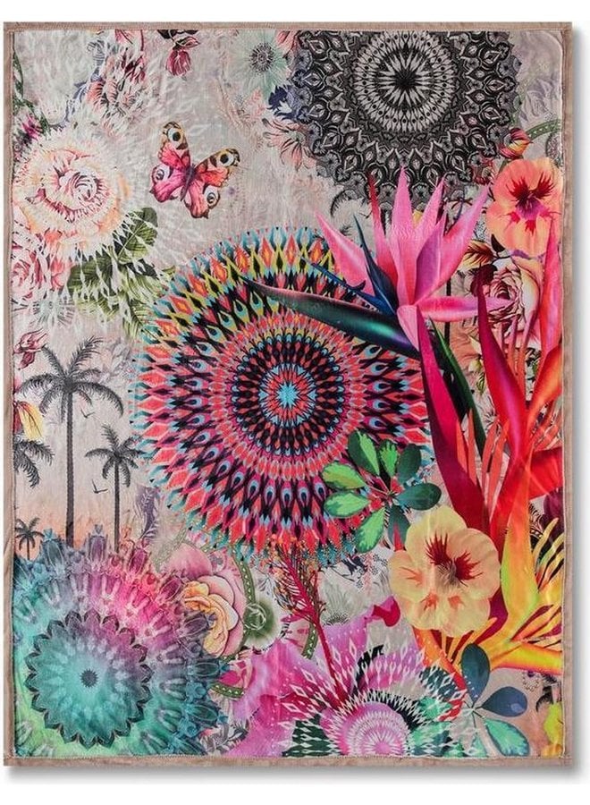 Hip Plaid Maelli Taupe - 130x160 - Velvet