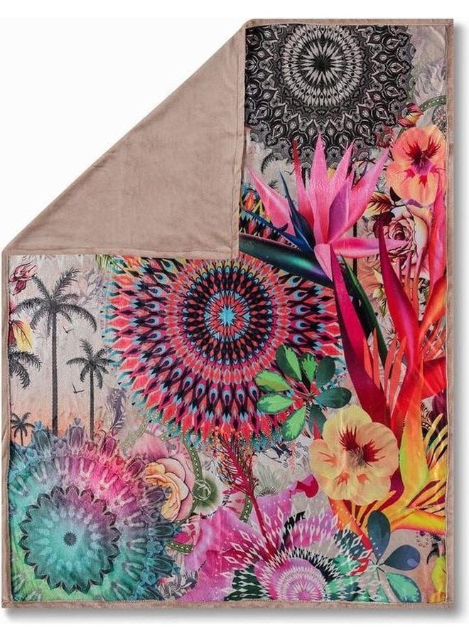 Hip Plaid Maelli Taupe - 130x160 - Velvet