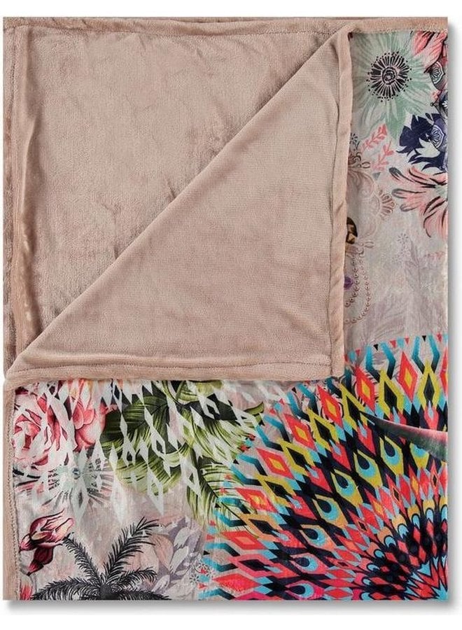 Hip Plaid Maelli Taupe - 130x160 - Velvet