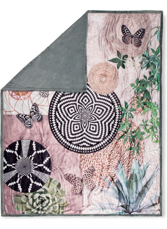 Hip Plaid Skylar Multi - 130x160 - Velvet