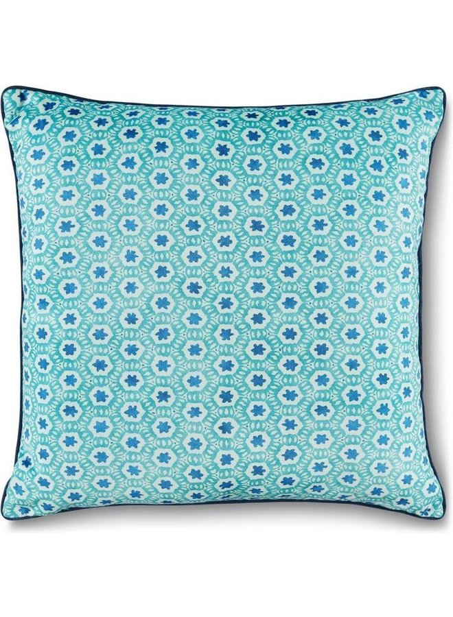 HIP Sierkussen Isara Blauw - 50x50 - Velvet