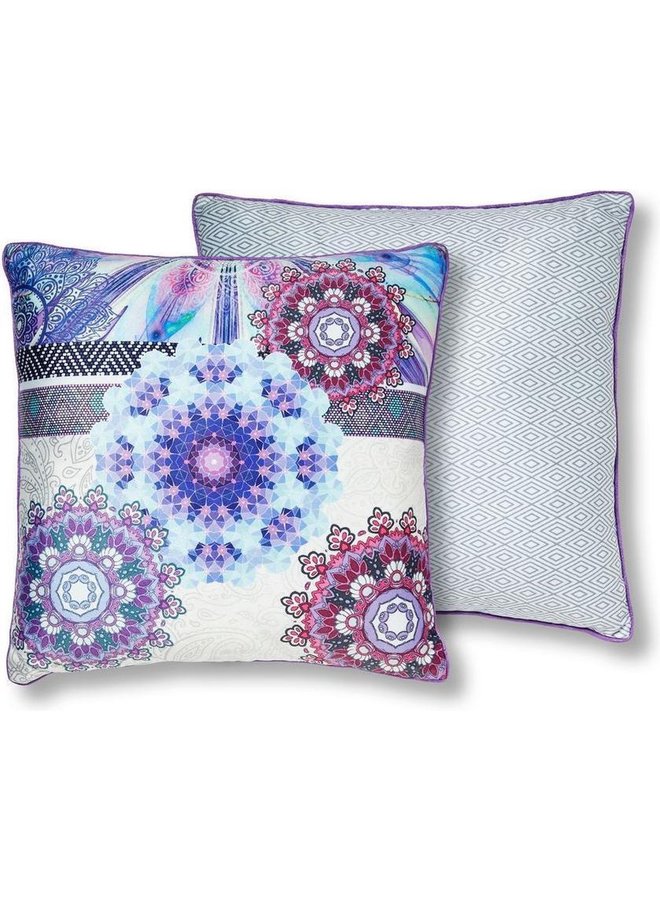 Sierkussen Gevuld Jayanti Paars - 50x50 - Velvet