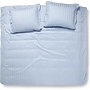Damai Dekbedovertrek Linea Licht Blauw - Katoensatijn