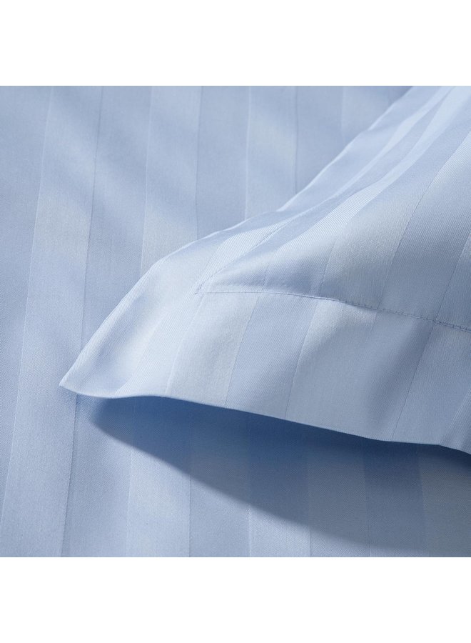 Damai Dekbedovertrek Linea Licht Blauw - Katoensatijn