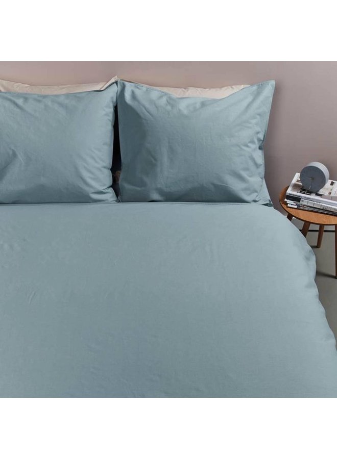 Ambiante Dekbedovertrek Uni Blauw - Katoen