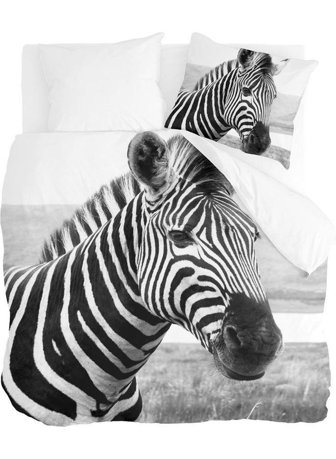 Dekbedovertrek Beastly Zwart/Wit - Katoen