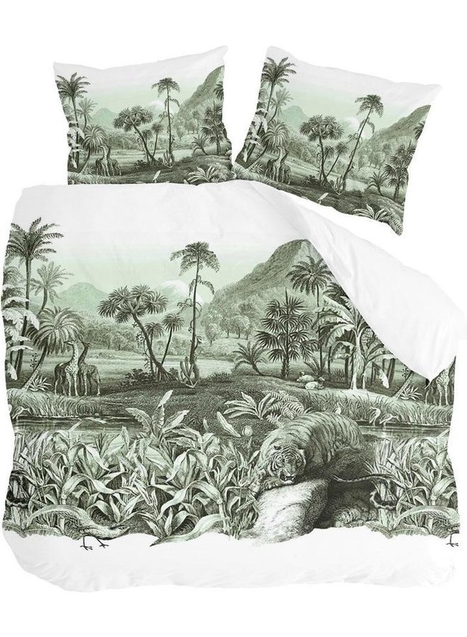 Dekbedovertrek Go Tiger Groen - Katoen