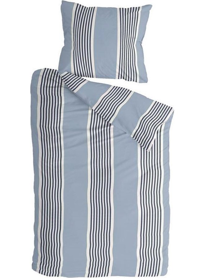 Bykrlund Dekbedovertrek Get Away Blauw/Grijs - Katoen