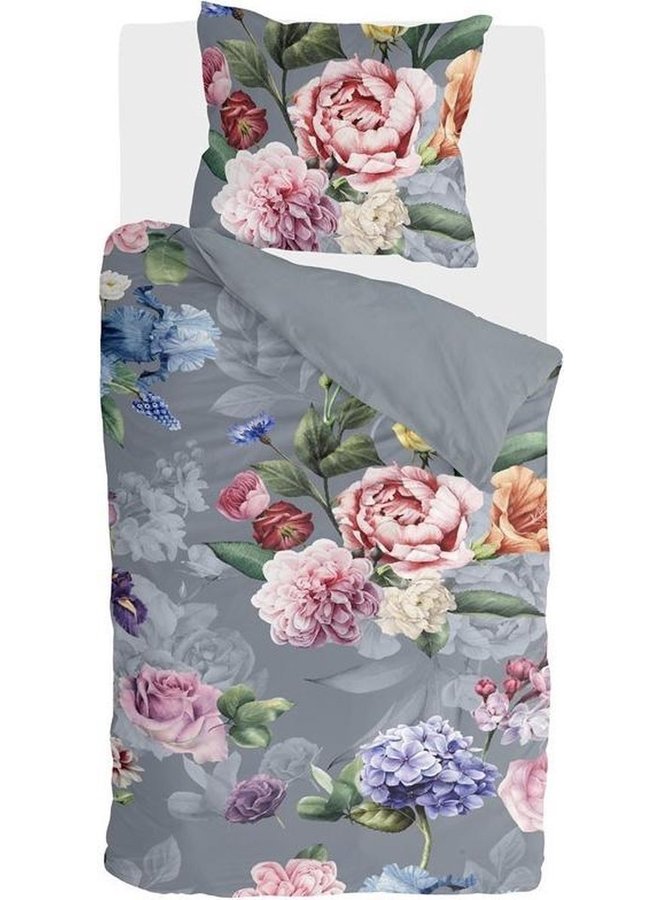 Bykrlund Katoen Dekbedovertrek Grijs