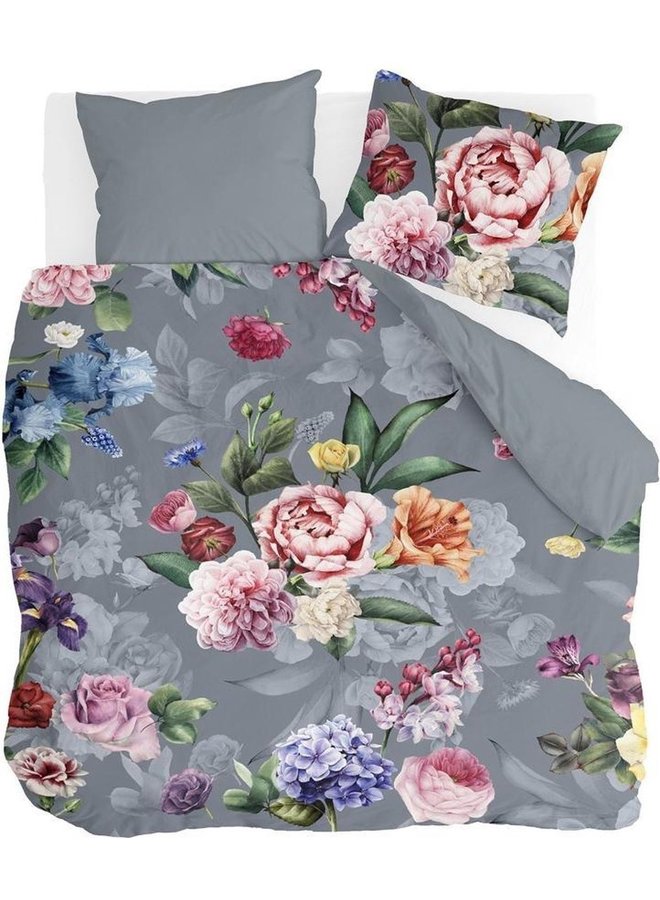 Katoen Dekbedovertrek Grijs