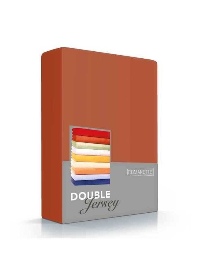 Romanette Hoeslaken Oranje - Dubbel Jersey