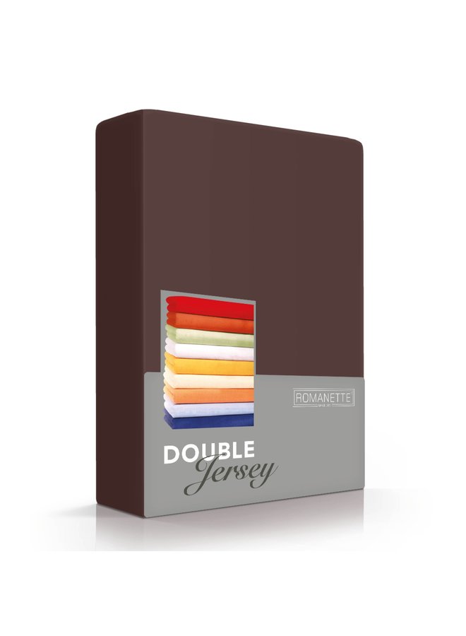 Romanette Hoeslaken Bruin - Dubbel Jersey