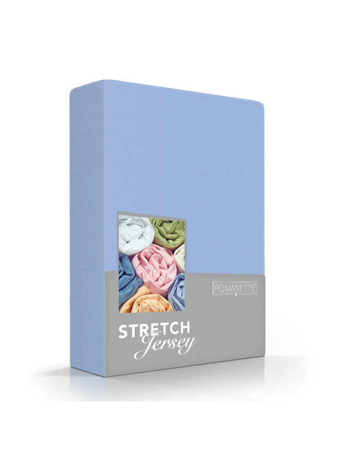 Hoeslaken Blauw - Jersey