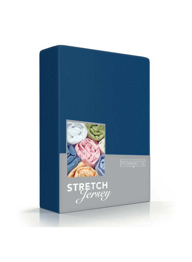 Hoeslaken Navy - Jersey