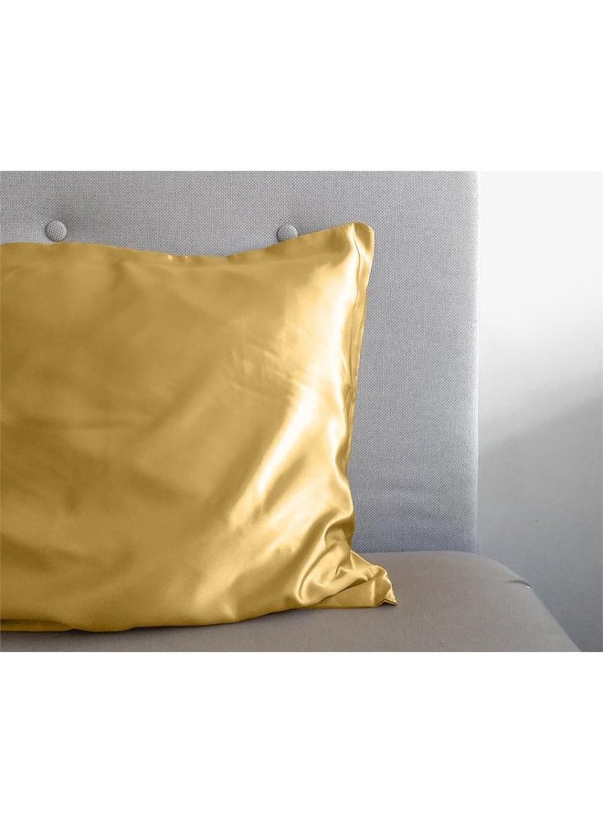 Beauty Skin Cara Kussenslopen (Set van 2) Goud - 60x70 - Satijn