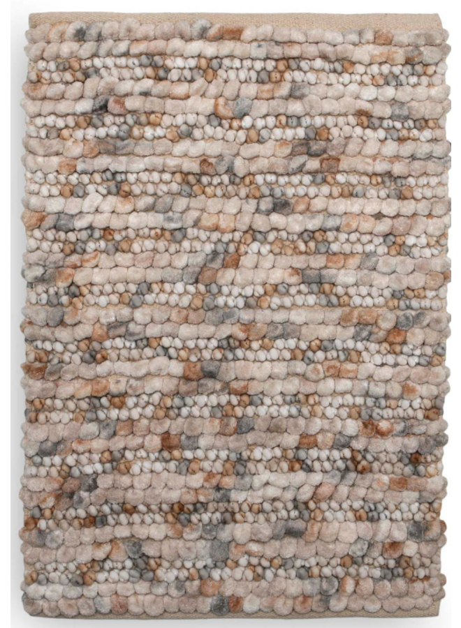 Badmat Brenda Beige - Katoen/Polyester