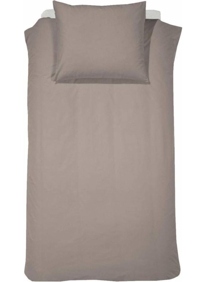 Cinderella Dekbedovertrek Weekend Taupe - Percale Katoen