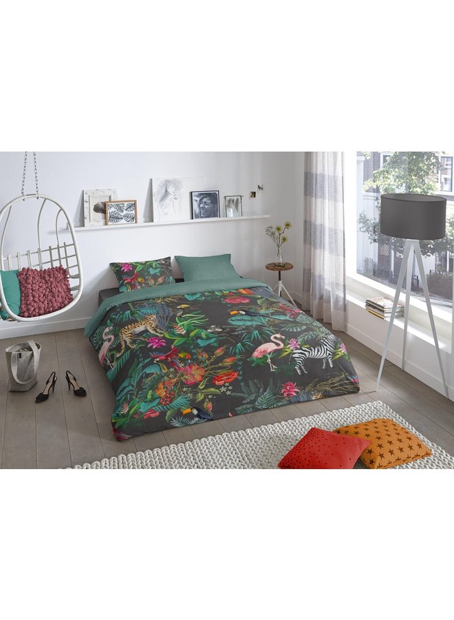 Good Morning Dekbedovertrek Funky Multi - Katoen