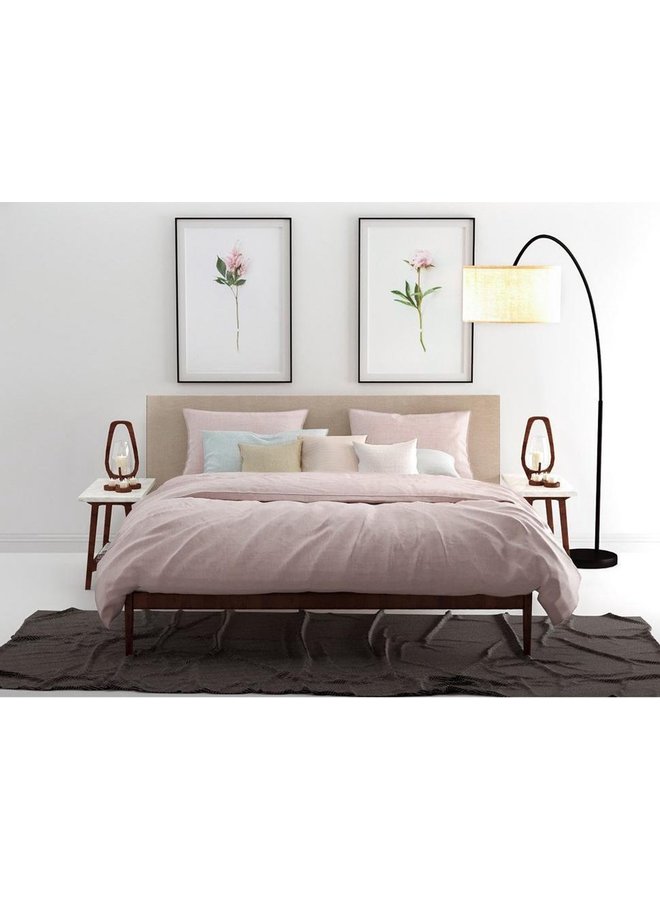 ZO! Home Dekbedovertrek Lino Shell Nude - Katoen