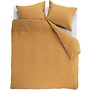 Ambiante Dekbedovertrek Uni Oker Geel - Katoen
