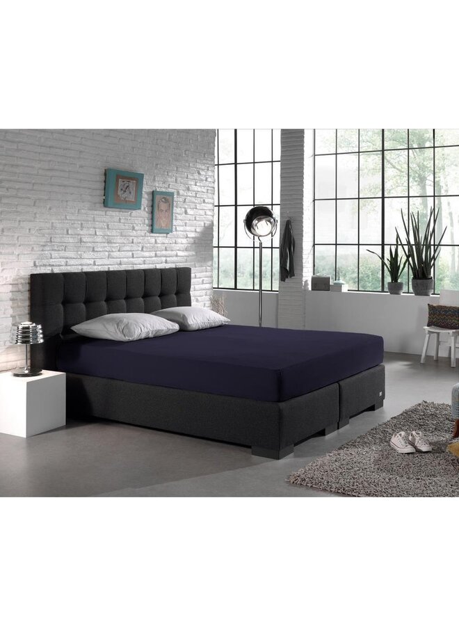 Dreamhouse Hoeslaken Navy - Dubbel Jersey