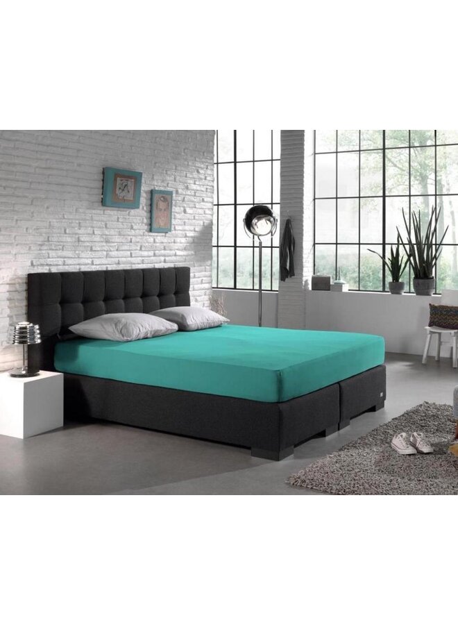 Dreamhouse Hoeslaken Turqoise - Dubbel Jersey