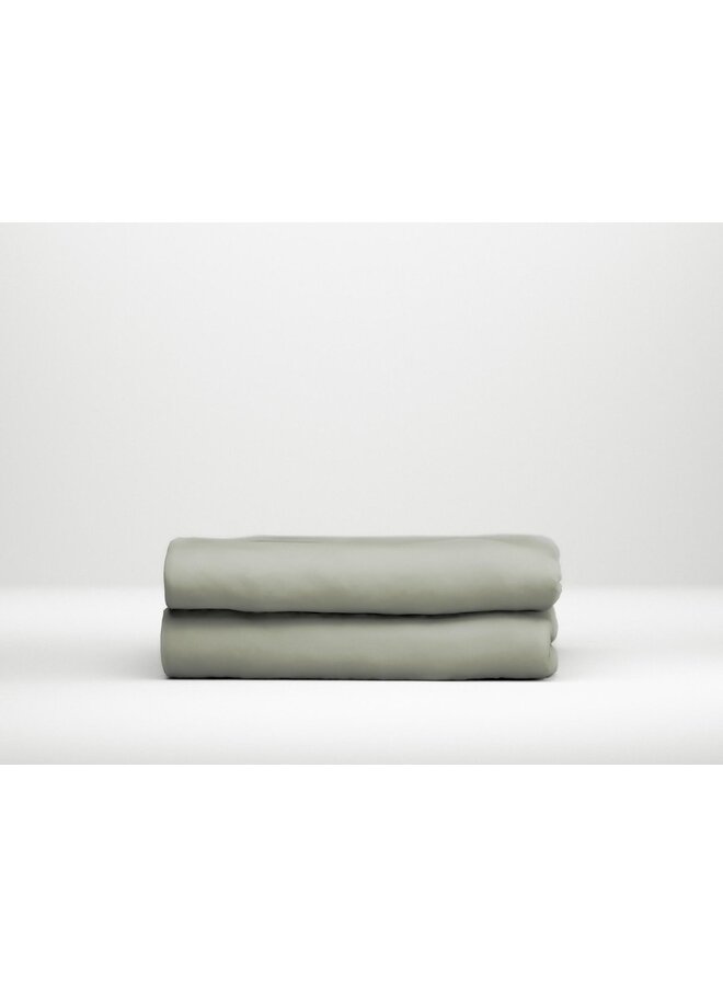 Hoeslaken Grijs - Katoensatijn