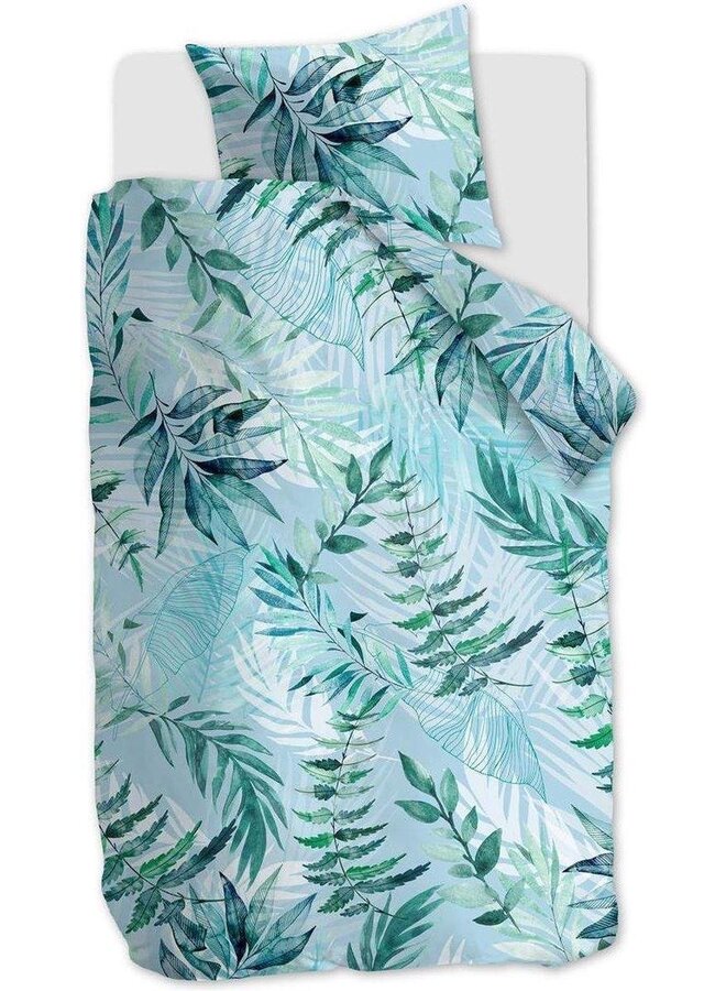 Ambiante Dekbedovertrek Beleaf Me Blauw - Katoensatijn