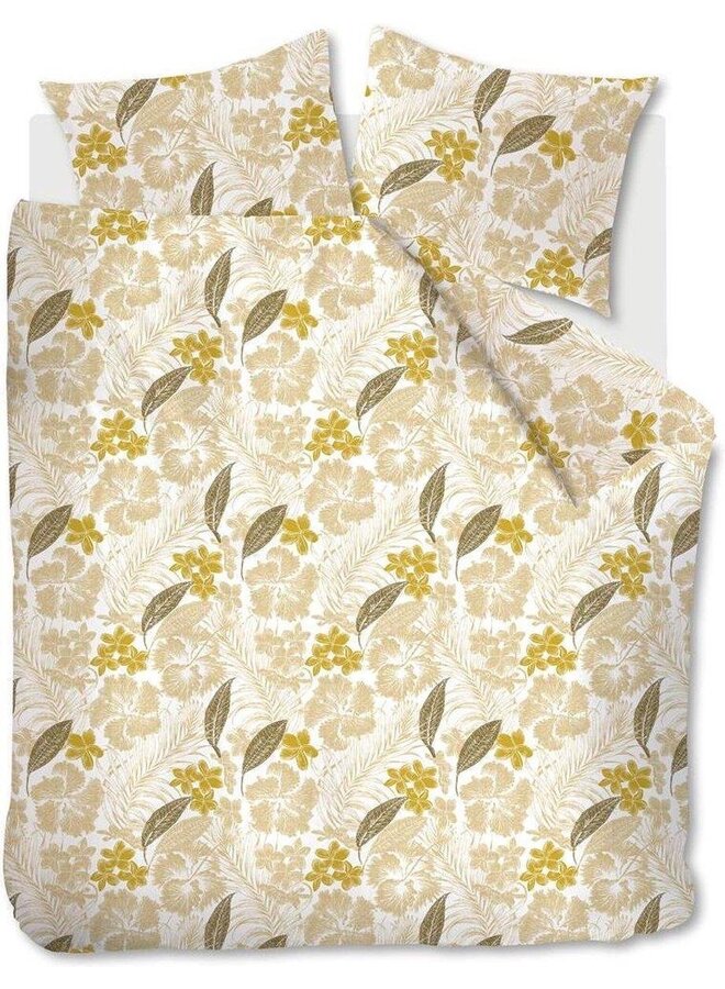 Ambiante Dekbedovertrek Gina Okergeel - Katoen