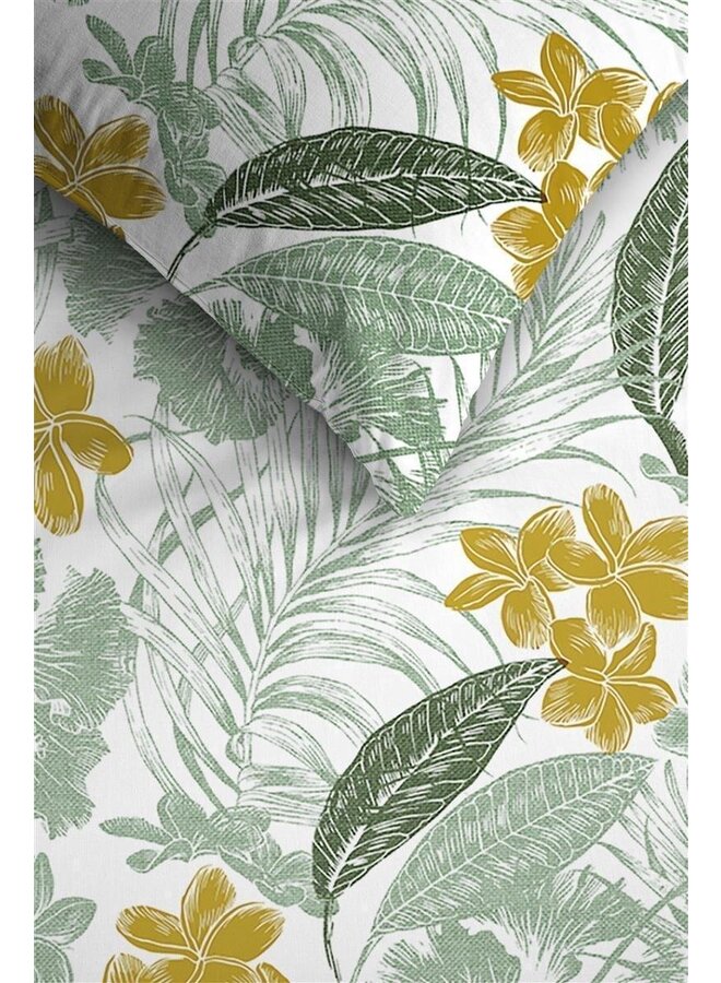 Ambiante Dekbedovertrek Gina Groen - Katoen