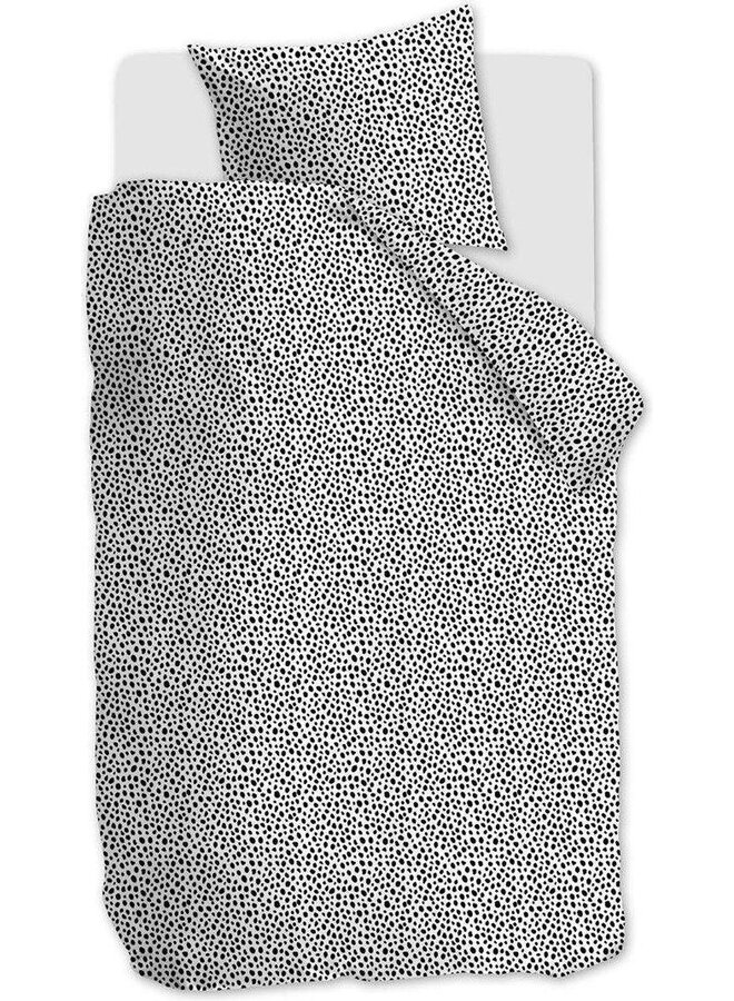 Ambiante Dekbedovertrek Harley Zwart/Wit - Katoensatijn