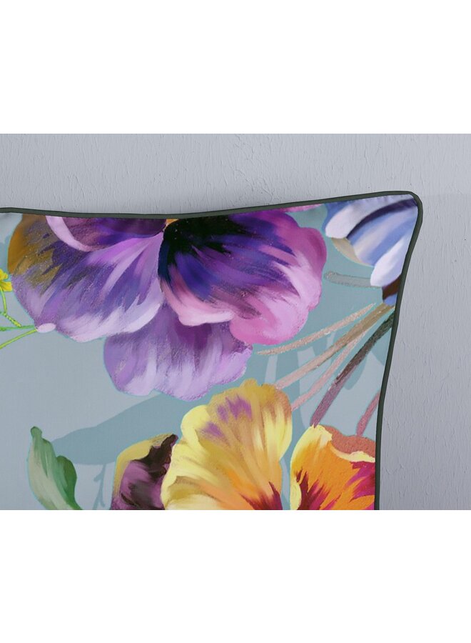 Descanso Dekbedovertrek Novara Grijs - Biologisch Katoensatijn